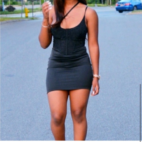 Oh Polly black dress - Picture 3 of 6